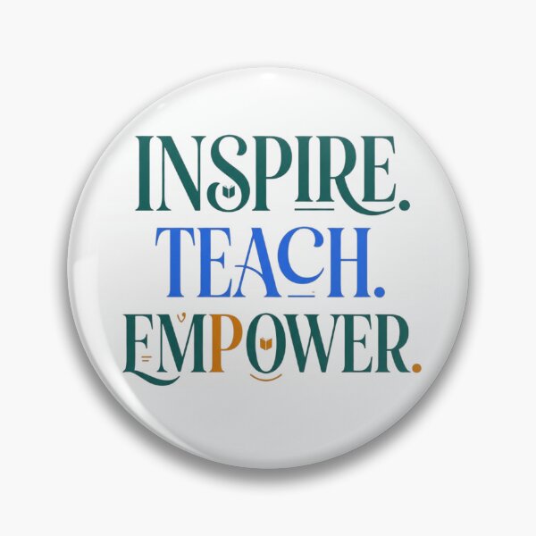 Item preview, Inspire Teach Empower | Teacher Educator Back to School Typography Gift designed and sold by Amr Darwish Graphic designer.
