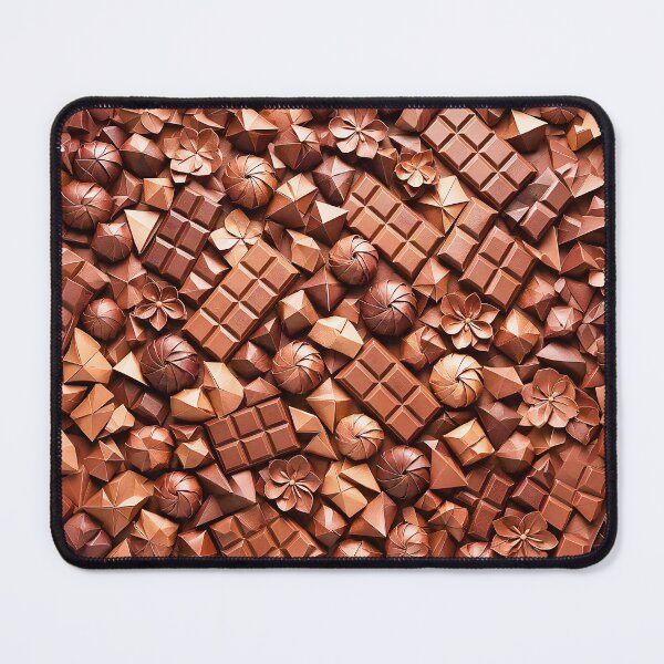 Item preview, Richly detailed origami chocolate pattern designed and sold by Marcu Ioachim.