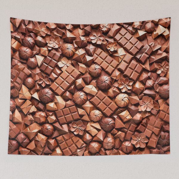 Item preview, Richly detailed origami chocolate pattern designed and sold by Marcu Ioachim.