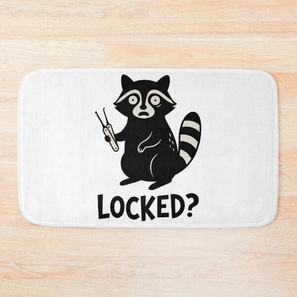 Item preview, Locked Funny Raccoon Lockpick Locksmith Humor designed and sold by Amir Faysal.