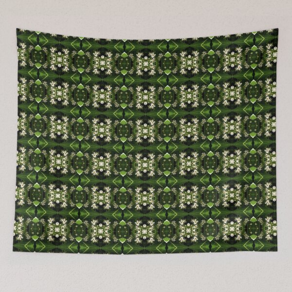 Item preview, White flowers in green foliage, photo pattern designed and sold by lyloubeaupere.