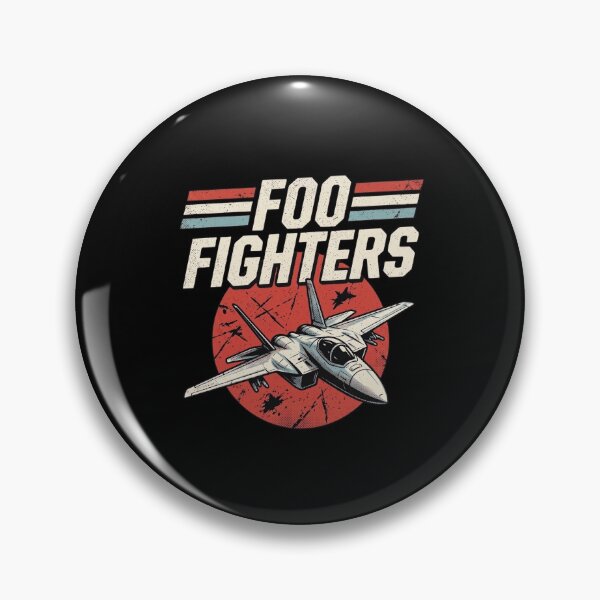 Item preview, Foo Fighter Jet Retro Rock Art designed and sold by OscarLucas.