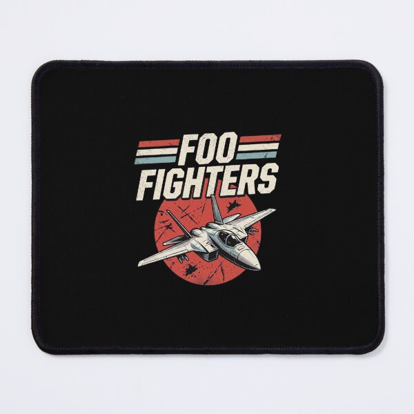 Item preview, Foo Fighter Jet Retro Rock Art designed and sold by OscarLucas.