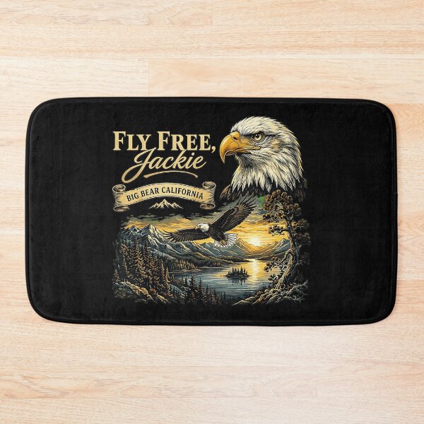 Item preview, Fly Free, Jackie Big Bear California Eagle Nature Wildlife Travel designed and sold by CharlieConon.