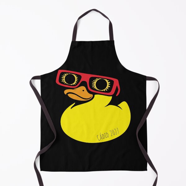 Item preview, Eclipse Spain 2027 - Duck with Glasses to View the Solar Eclipse in Cadiz designed and sold by charlypicazo.