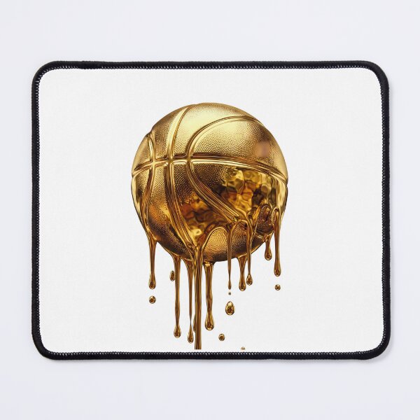 Item preview, Liquid Gold Chrome Melting Basketball designed and sold by DripCultureLab.