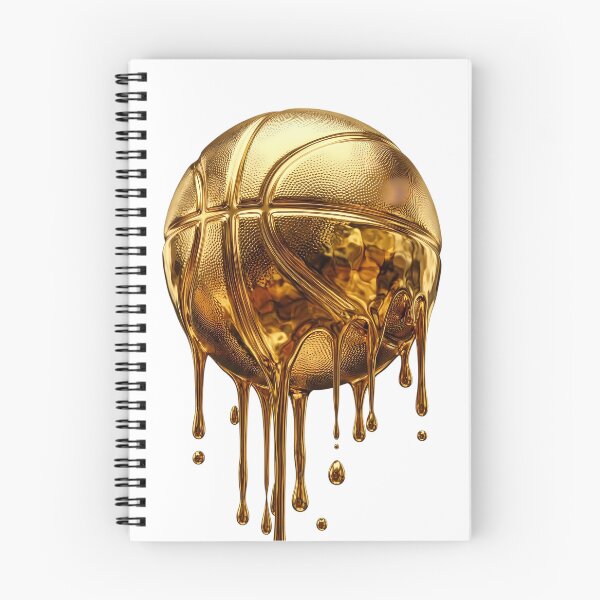 Item preview, Liquid Gold Chrome Melting Basketball designed and sold by DripCultureLab.