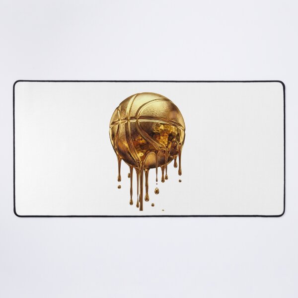 Item preview, Liquid Gold Chrome Melting Basketball designed and sold by DripCultureLab.