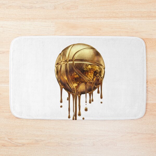 Item preview, Liquid Gold Chrome Melting Basketball designed and sold by DripCultureLab.