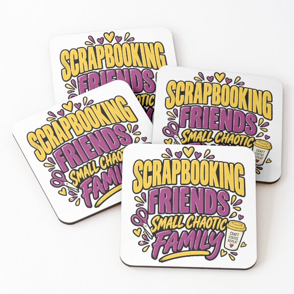 Item preview, Scrapbooking Friends Small Chaotic Family Funny Craft Group Scrapbooker designed and sold by ZIGLWORKS.