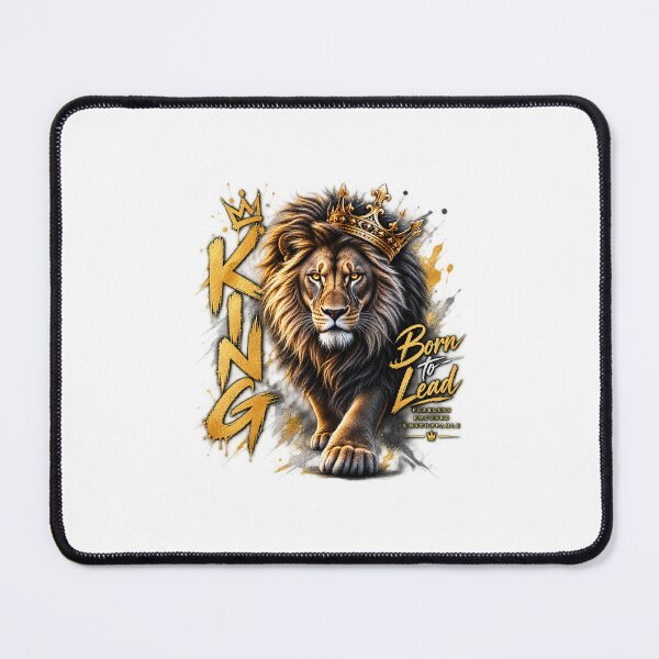 Item preview, Lion King – Born to Lead | Fearless & Unstoppable T-Shirt Design designed and sold by ratansansaar.