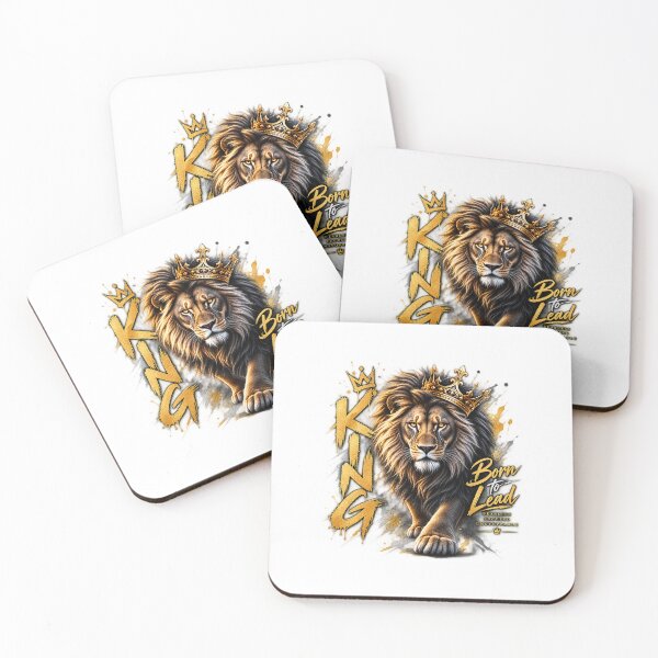 Item preview, Lion King – Born to Lead | Fearless & Unstoppable T-Shirt Design designed and sold by ratansansaar.