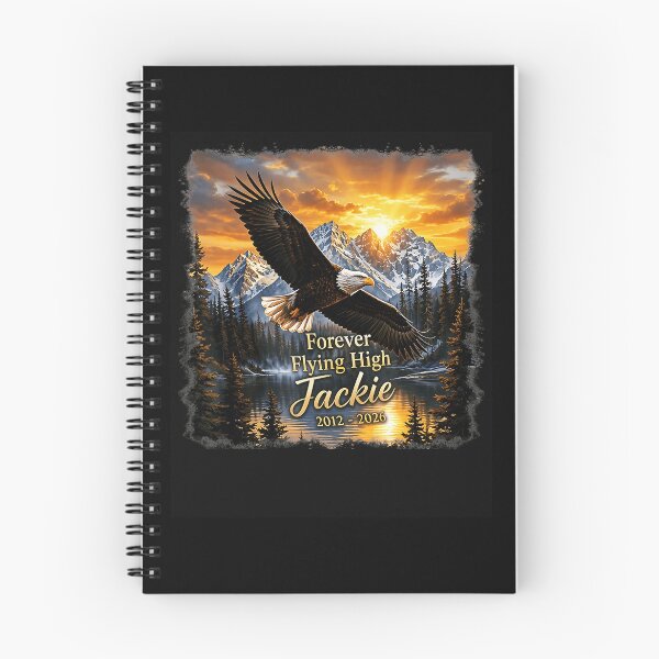 Item preview, Forever Flying High Jackie 2012 - 2016 Memorial Eagle Remembrance Loved One Loss designed and sold by CharlieConon.