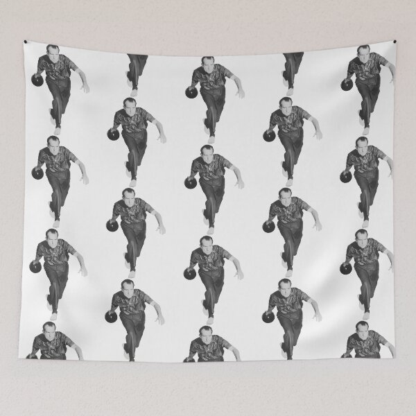 Item preview, President Richard Nixon Bowling At The White House designed and sold by war-aooldridge.