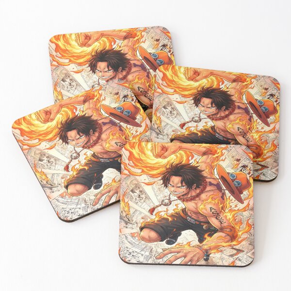Item preview, One Piece Portgas D. Ace Fire Fist Wallpaper Aesthetic Anime Artwork designed and sold by Matt_Smith.