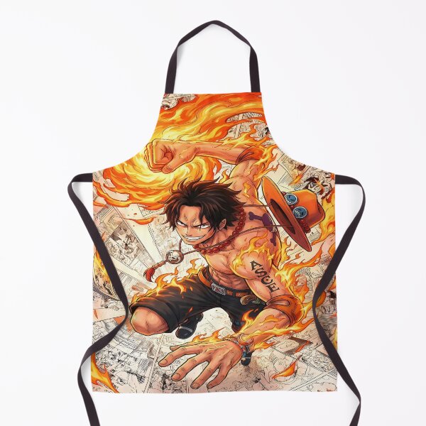 Item preview, One Piece Portgas D. Ace Fire Fist Wallpaper Aesthetic Anime Artwork designed and sold by Matt_Smith.