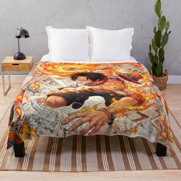 Item preview, One Piece Portgas D. Ace Fire Fist Wallpaper Aesthetic Anime Artwork designed and sold by Matt_Smith.