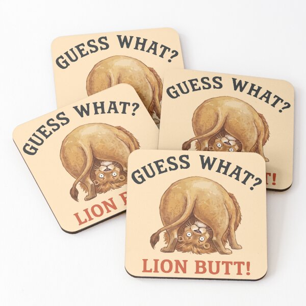 Item preview, Guess What Lion Butt Funny Animal Humor designed and sold by Amir Faysal.