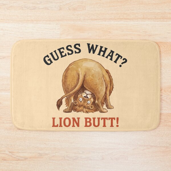 Item preview, Guess What Lion Butt Funny Animal Humor designed and sold by Amir Faysal.