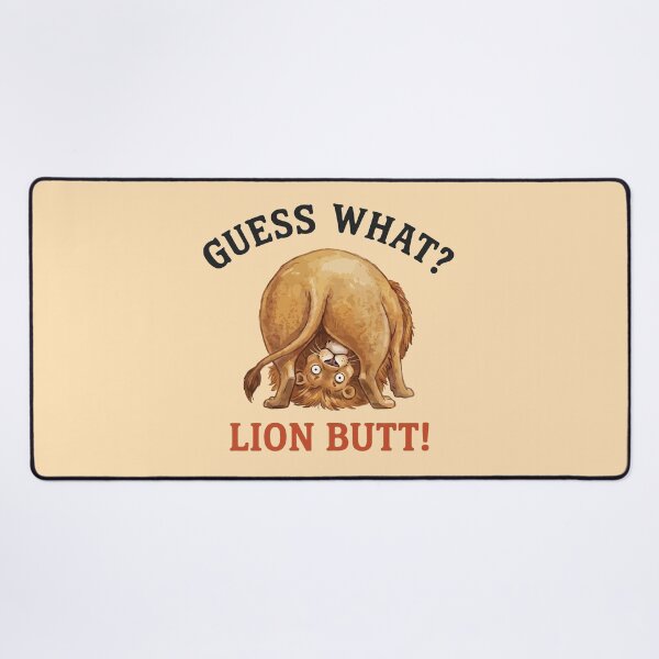 Item preview, Guess What Lion Butt Funny Animal Humor designed and sold by Amir Faysal.