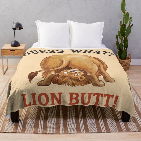 Item preview, Guess What Lion Butt Funny Animal Humor designed and sold by Amir Faysal.