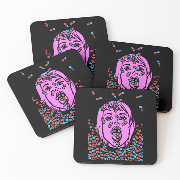 Item preview, Face Covered In Red And Blue Pills designed and sold by GailGrant.