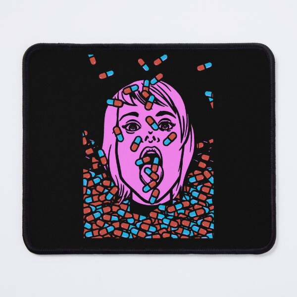 Item preview, Face Covered In Red And Blue Pills designed and sold by GailGrant.