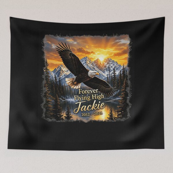 Item preview, Forever Flying High Jackie 2012 - 2016 Memorial Remembrance Tribute designed and sold by CharlieConon.