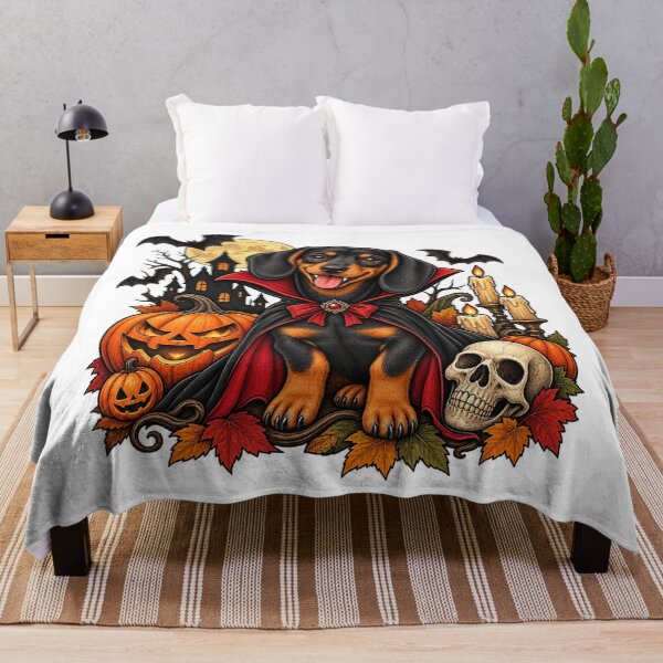 Item preview, Vampire Dachshund Halloween designed and sold by afr-saad.