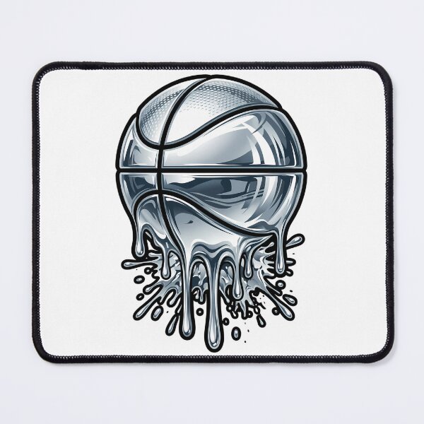 Item preview, Liquid Silver Chrome Basketball Drip designed and sold by DripCultureLab.