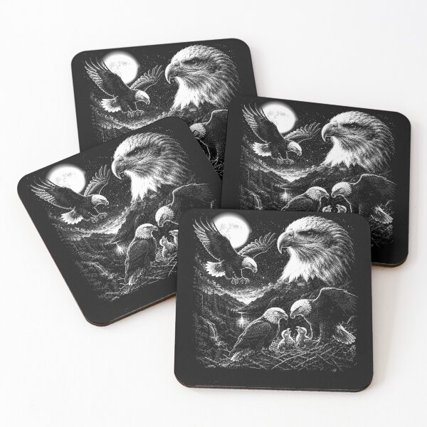 Item preview, Eagle Family Nature Wildlife Bird Watcher designed and sold by CharlieConon.