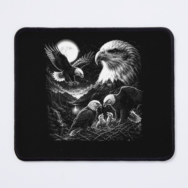 Item preview, Eagle Family Nature Wildlife Bird Watcher designed and sold by CharlieConon.