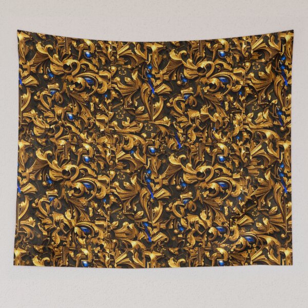 Item preview, Golden ornamental elegance designed and sold by Sigtrix.