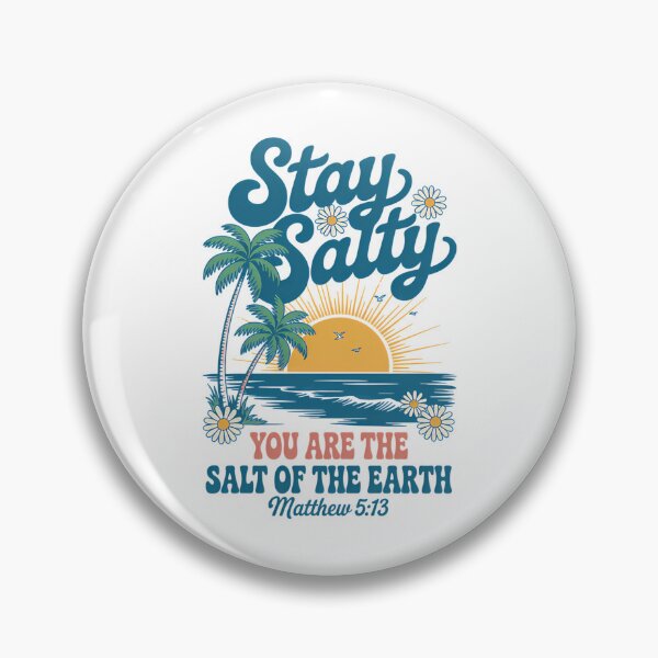 Item preview, Stay Salty Christian Beach Design  Matthew 513 Bible Verse Summer Faith designed and sold by Ocea-nWhitlow.