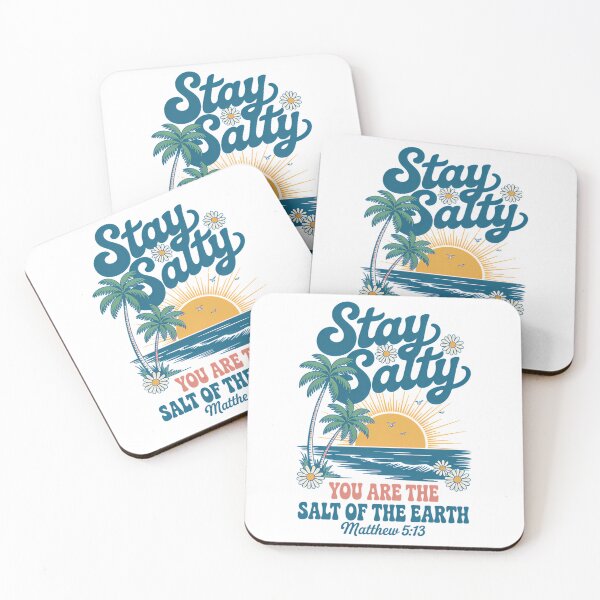 Item preview, Stay Salty Christian Beach Design  Matthew 513 Bible Verse Summer Faith designed and sold by Ocea-nWhitlow.