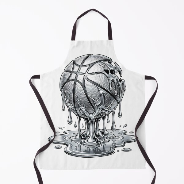 Item preview, Melting Silver Chrome Basketball Puddle designed and sold by DripCultureLab.