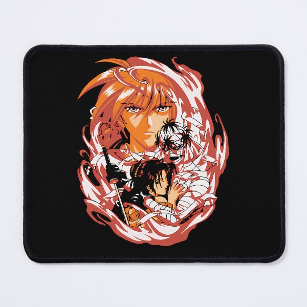 Item preview, Kenshin Himura Flame Aura Character Collage designed and sold by GailGrant.