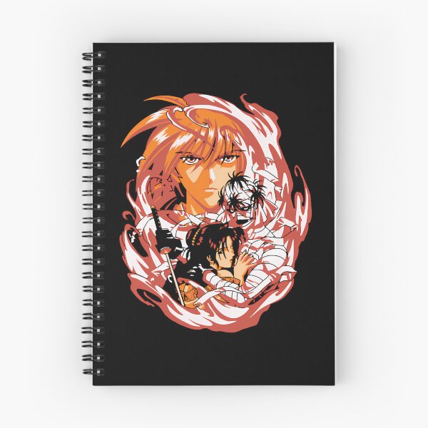 Item preview, Kenshin Himura Flame Aura Character Collage designed and sold by GailGrant.