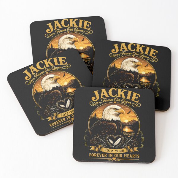 Item preview, Jackie Forever Our Queen Memorial In Loving Memory Forever In Our Hearts Tribute designed and sold by CharlieConon.