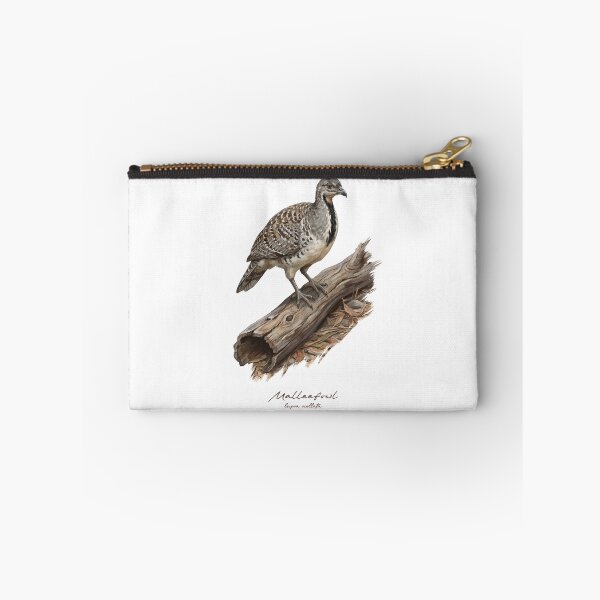Item preview, Malleefowl on Wooden Log Bird Illustration designed and sold by Takeda-art.