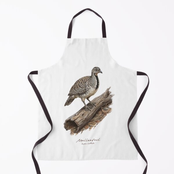 Item preview, Malleefowl on Wooden Log Bird Illustration designed and sold by Takeda-art.