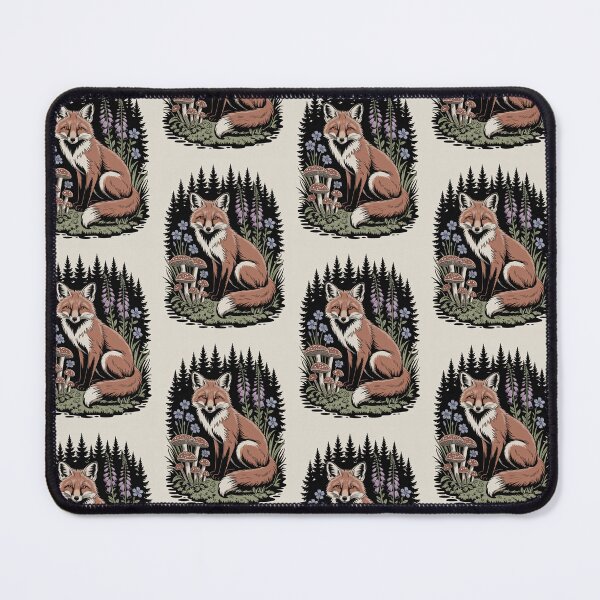 Item preview, Red Fox in Enchanted Forest Illustration designed and sold by NuvoraNest.