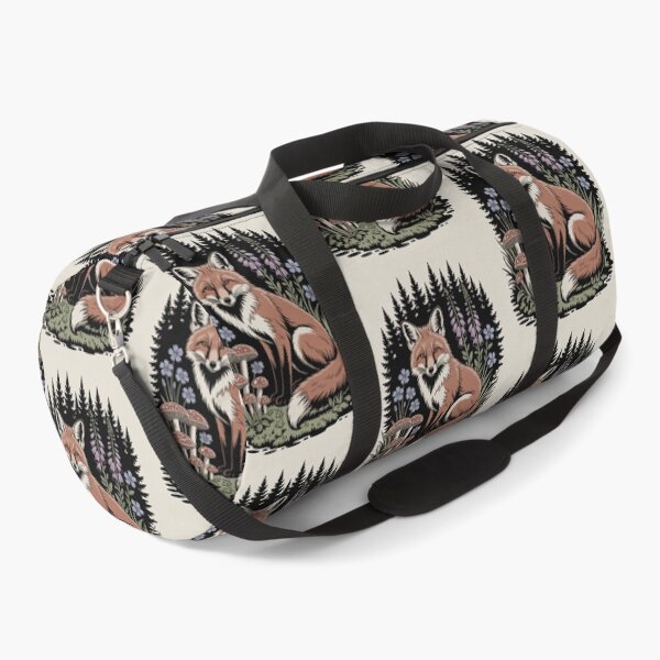 Item preview, Red Fox in Enchanted Forest Illustration designed and sold by NuvoraNest.