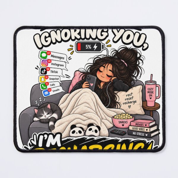 Item preview, I’m Not Ignoring You, I’m Recharging designed and sold by Lovaryn.