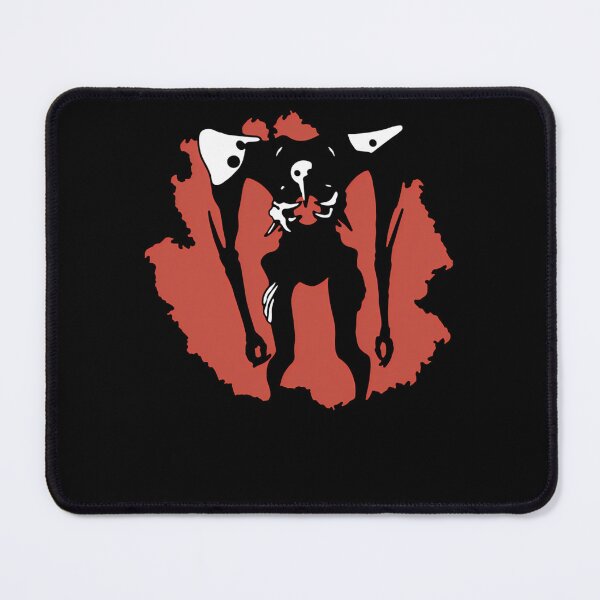 Item preview, Sachiel The 3rd Angel Silhouette On Red Burst designed and sold by GailGrant.