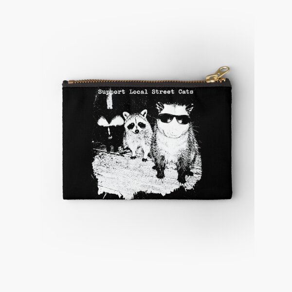 Item preview, Support Local Street Cats, Funny Raccoon Skunk Possum designed and sold by haloochichi.