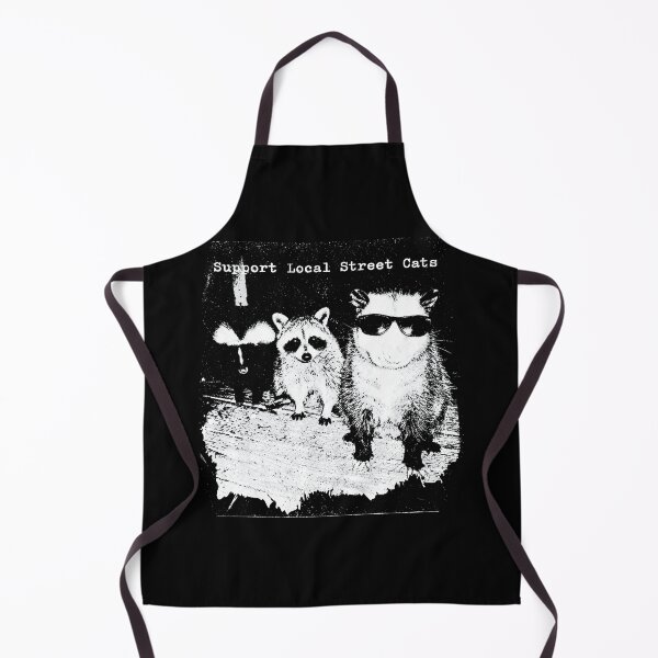 Item preview, Support Local Street Cats, Funny Raccoon Skunk Possum designed and sold by haloochichi.