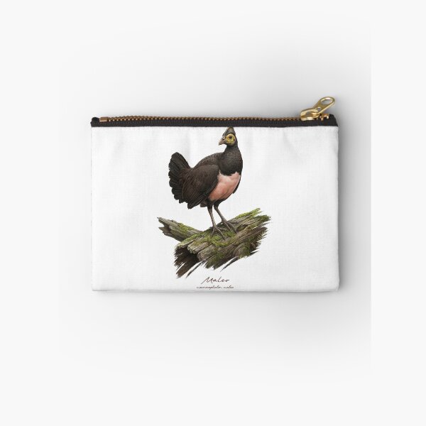 Item preview, Maleo on Mossy Wood Log Bird Illustration designed and sold by Takeda-art.