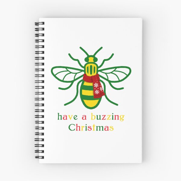 Item preview, Manchester Worker Bee buzzing Christmas green-yellow-red designed and sold by bravoalpha.