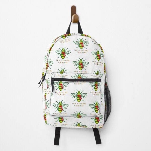 Item preview, Manchester Worker Bee buzzing Christmas green-yellow-red designed and sold by bravoalpha.